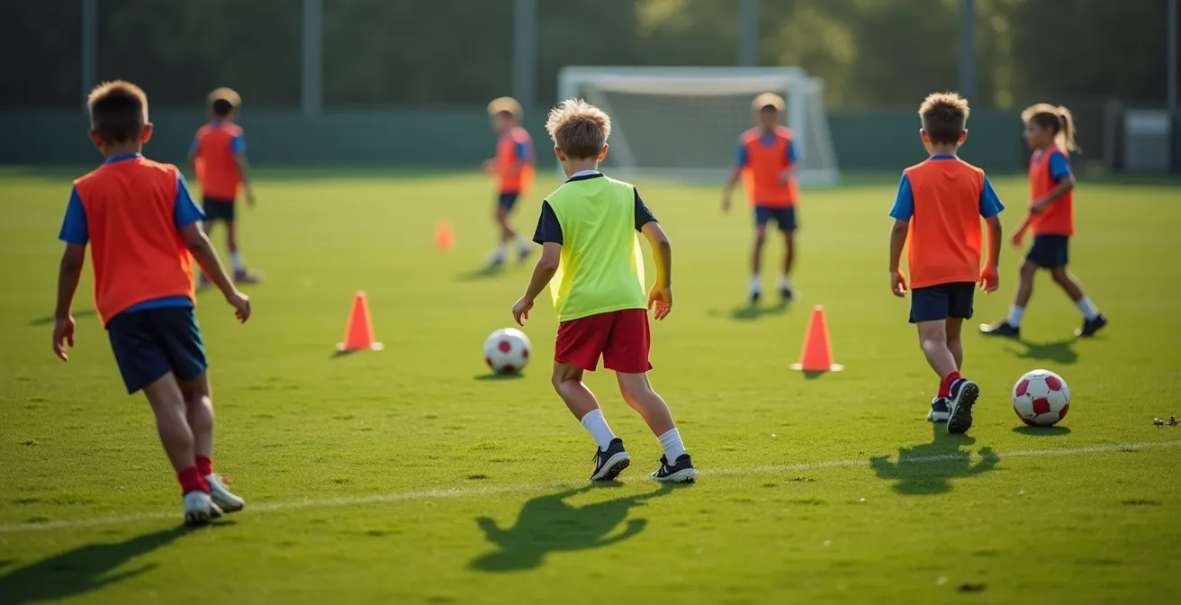 Jugendtraining der Viererkette mit Fokus auf Kommunikation und Positionierung