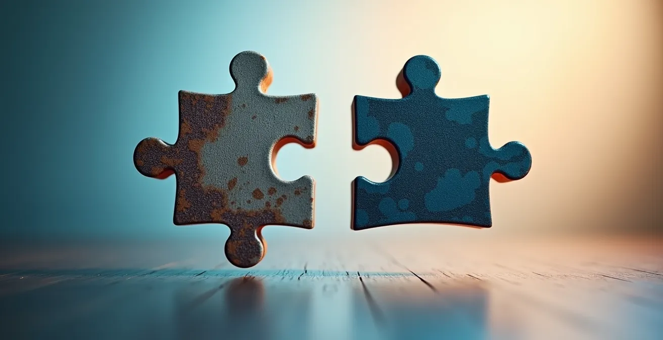 Visuelle Darstellung einer Werte-Matrix für Sponsoring-Partnerschaften